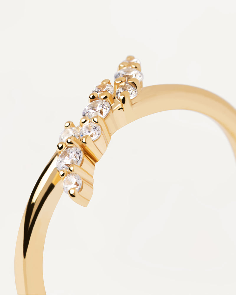 Natura Ring - 
  
    Sterling Silver / 18K Gold plating
  

