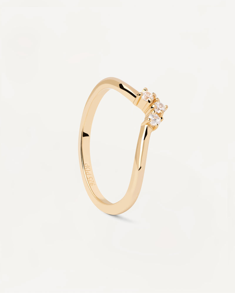 Mini Crown Ring - 
  
    Sterling Silver / 18K Gold plating
  
