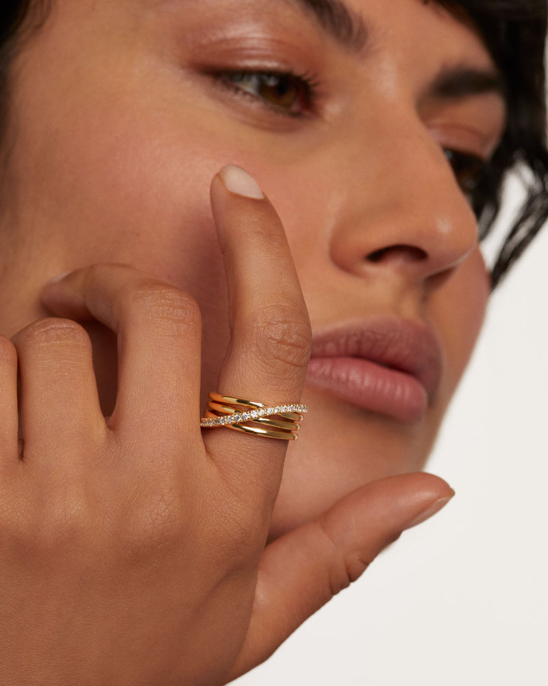 Cruise Ring - 
  
    Sterling Silver / 18K Gold plating
  
