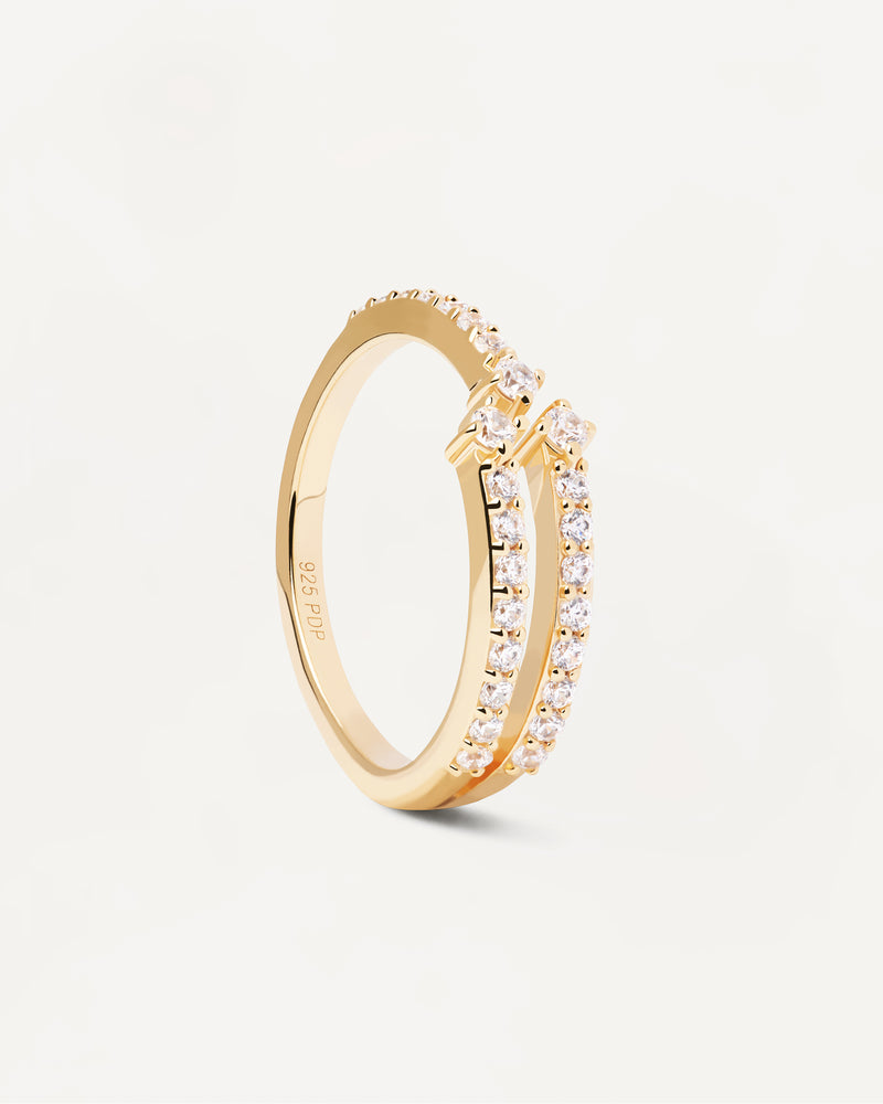 Sisi Ring - 
  
    Sterling Silver / 18K Gold plating
  
