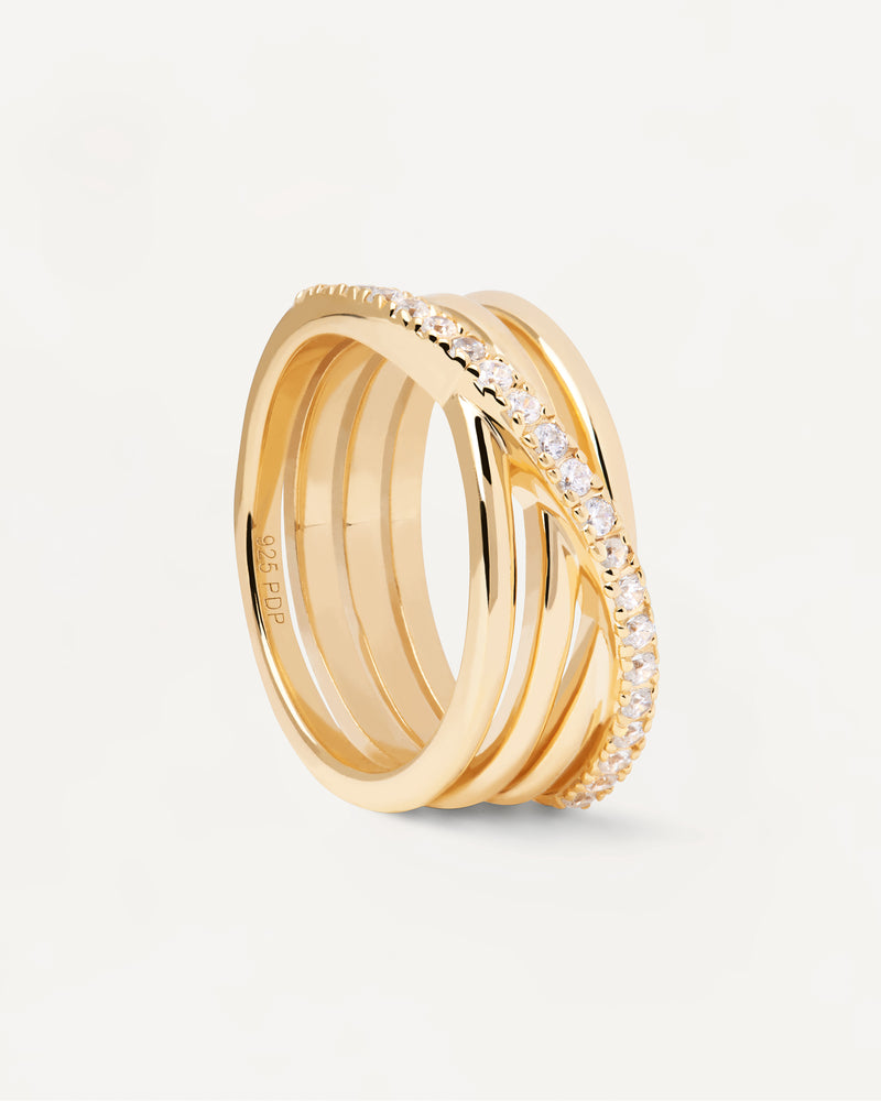 Cruise Ring - 
  
    Sterling Silver / 18K Gold plating
  
