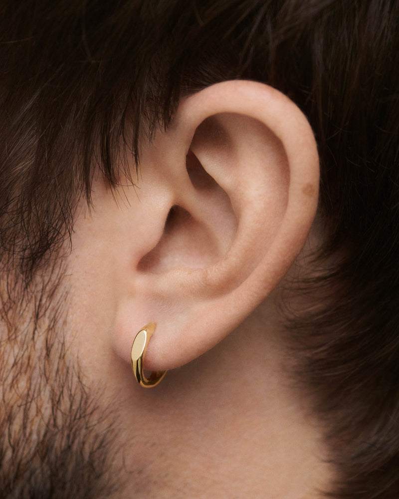 Gold Memoir Hoops - 
  
    18K Gold
  
