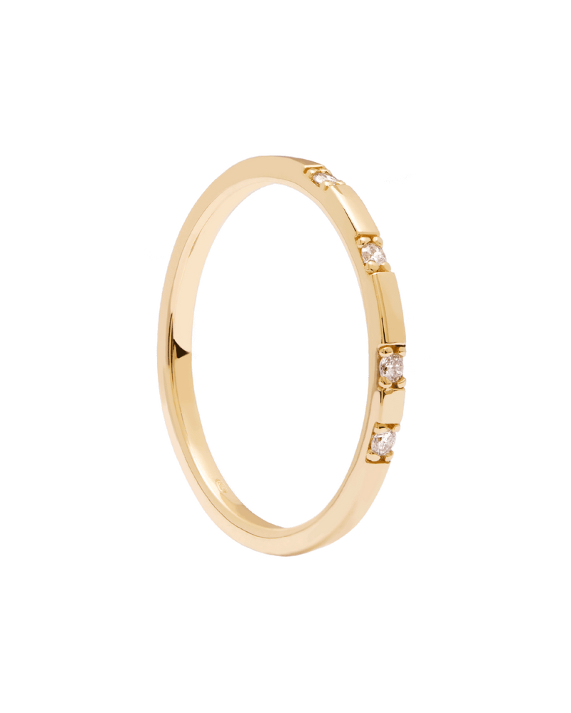 Diamonds and gold Frosty Ring - 
  
    18K Gold
  
